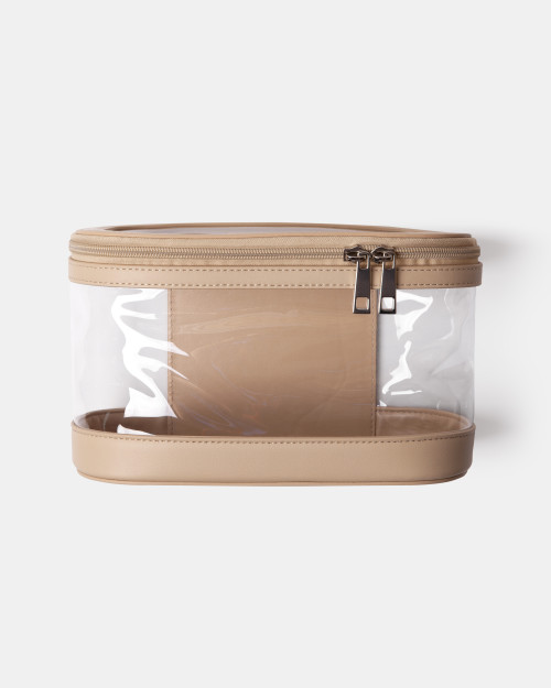 Cosmetic Bag Set Beige Cosmetic Bag Set Beige