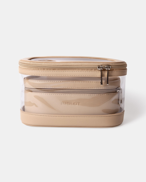 Cosmetic Bag Set Beige Cosmetic Bag Set Beige