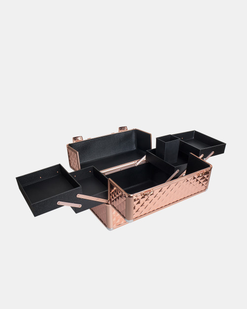 Makeup Case Diamond Rose Gold MB153A-M (K107 4) Makeup Case Diamond Rose Gold MB153A-M (K107 4)