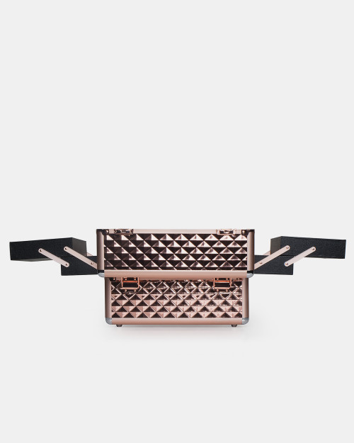 Makeup Case Diamond Rose Gold MB153A-M (K107 4) Makeup Case Diamond Rose Gold MB153A-M (K107 4)
