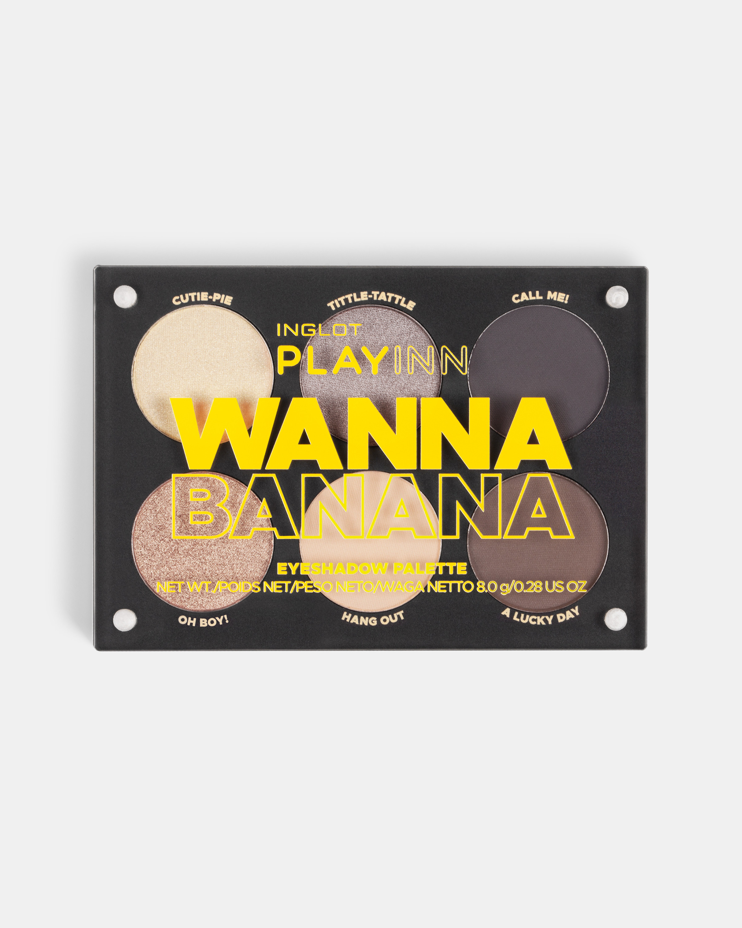 Click to zoom: INGLOT PLAYINN Wanna Banana Eyeshadow Palette